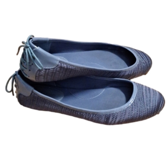 Calvin Klein Slip On Ballet Round Toe Flats Gray Womens 7.5 - Picture 1 of 12